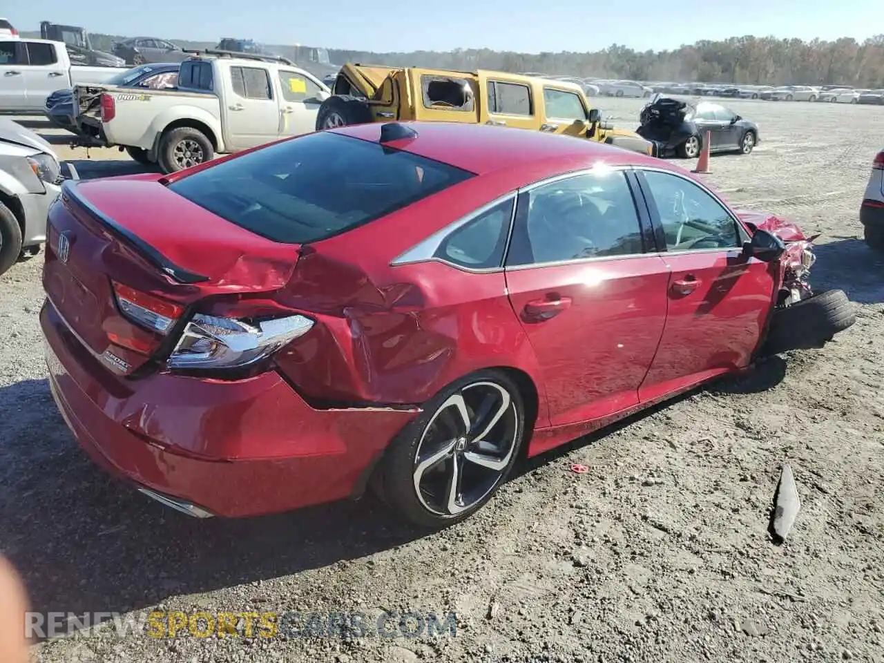 3 Photograph of a damaged car 1HGCV1F43MA061214 HONDA ACCORD 2021