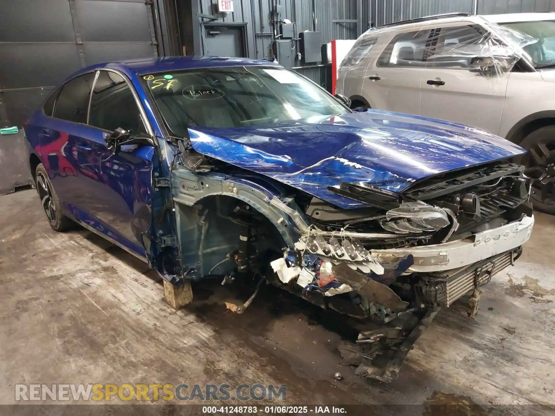 1 Photograph of a damaged car 1HGCV1F43MA071922 HONDA ACCORD 2021