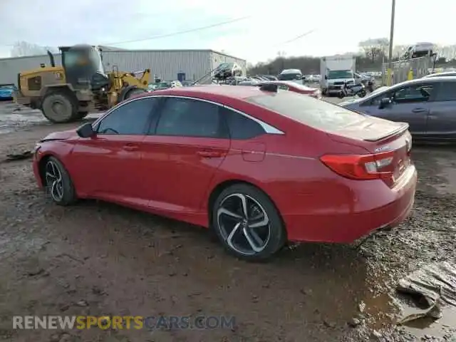 2 Photograph of a damaged car 1HGCV1F43MA079986 HONDA ACCORD 2021