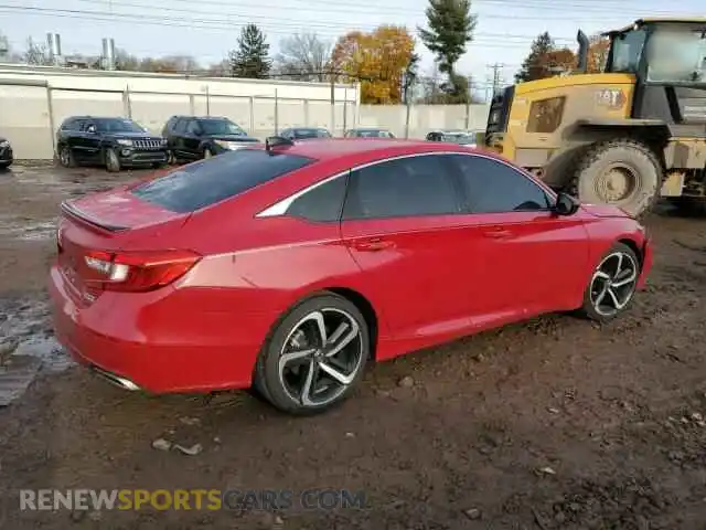 3 Photograph of a damaged car 1HGCV1F43MA079986 HONDA ACCORD 2021