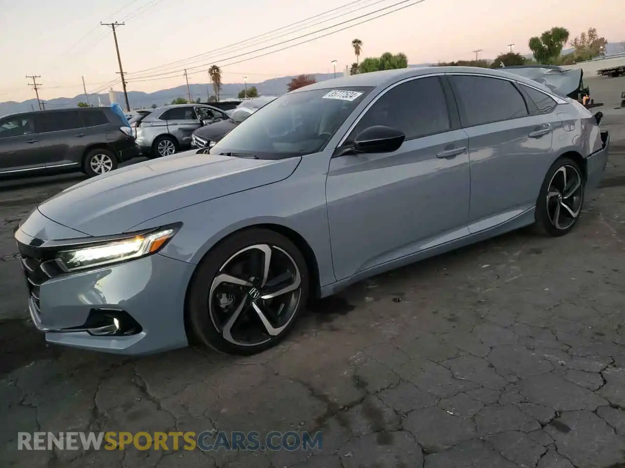 1 Photograph of a damaged car 1HGCV1F43MA114171 HONDA ACCORD 2021