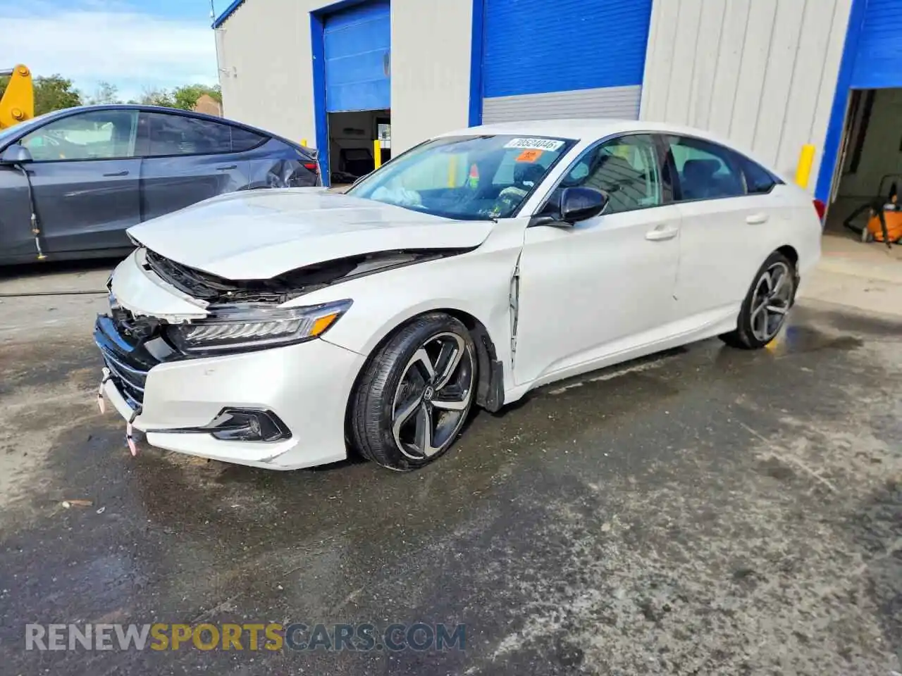 1 Photograph of a damaged car 1HGCV1F44MA003600 HONDA ACCORD 2021