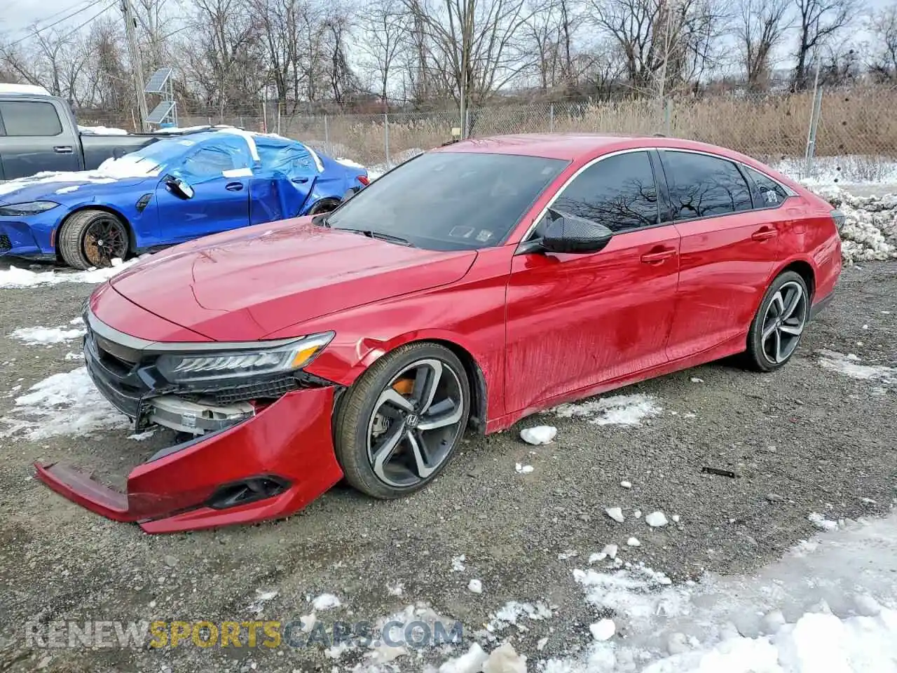 1 Photograph of a damaged car 1HGCV1F44MA006142 HONDA ACCORD 2021