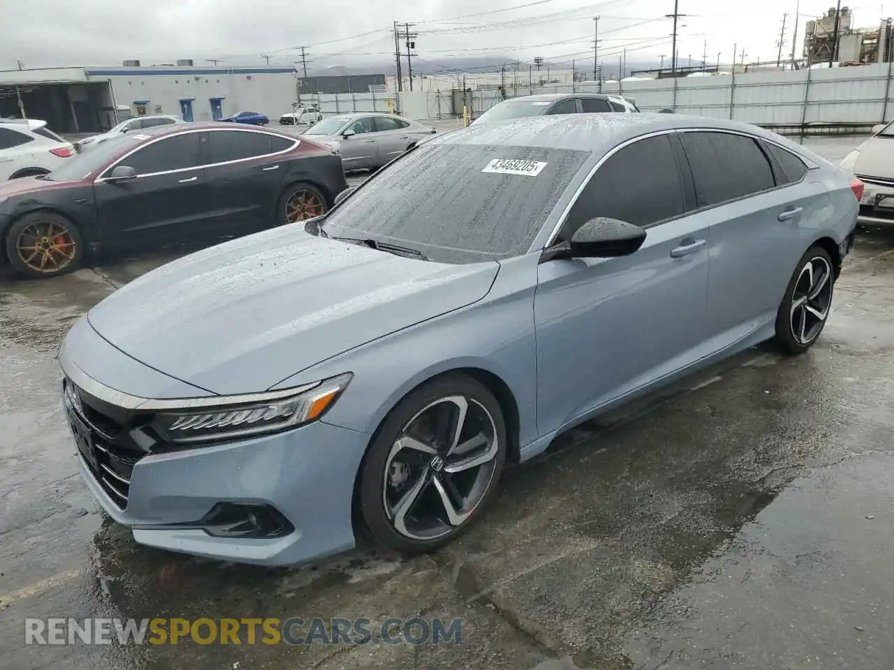1 Photograph of a damaged car 1HGCV1F44MA009672 HONDA ACCORD 2021