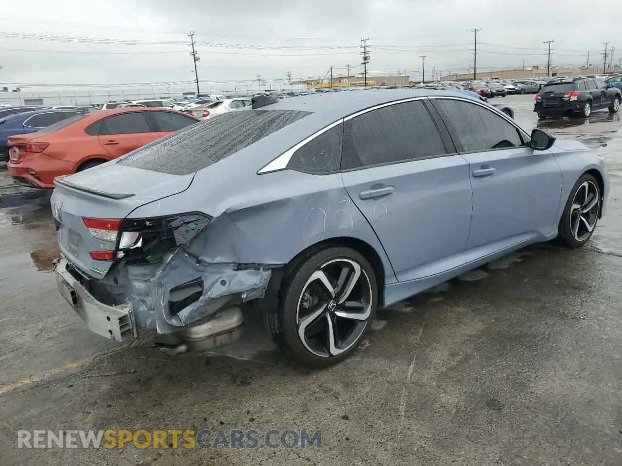 3 Photograph of a damaged car 1HGCV1F44MA009672 HONDA ACCORD 2021