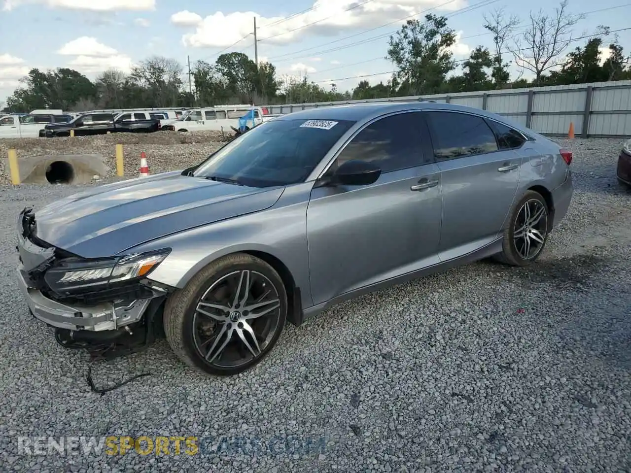 1 Photograph of a damaged car 1HGCV1F44MA027069 HONDA ACCORD 2021