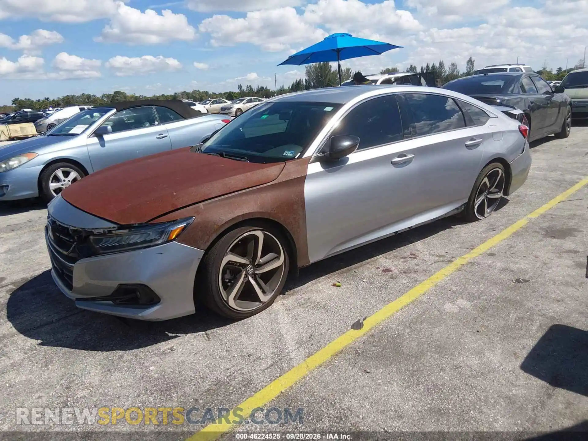 2 Photograph of a damaged car 1HGCV1F44MA062632 HONDA ACCORD 2021