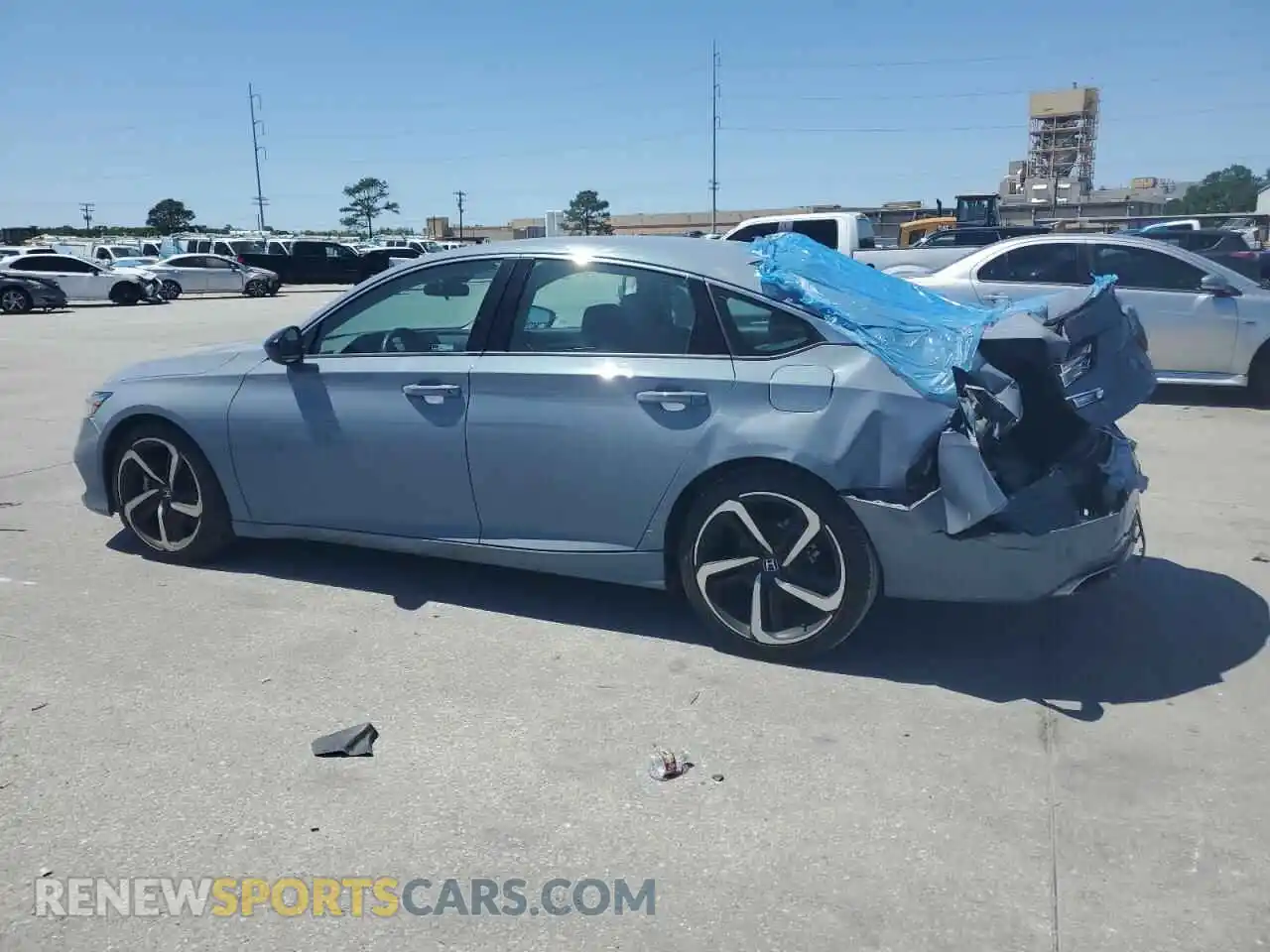 2 Photograph of a damaged car 1HGCV1F44MA077597 HONDA ACCORD 2021