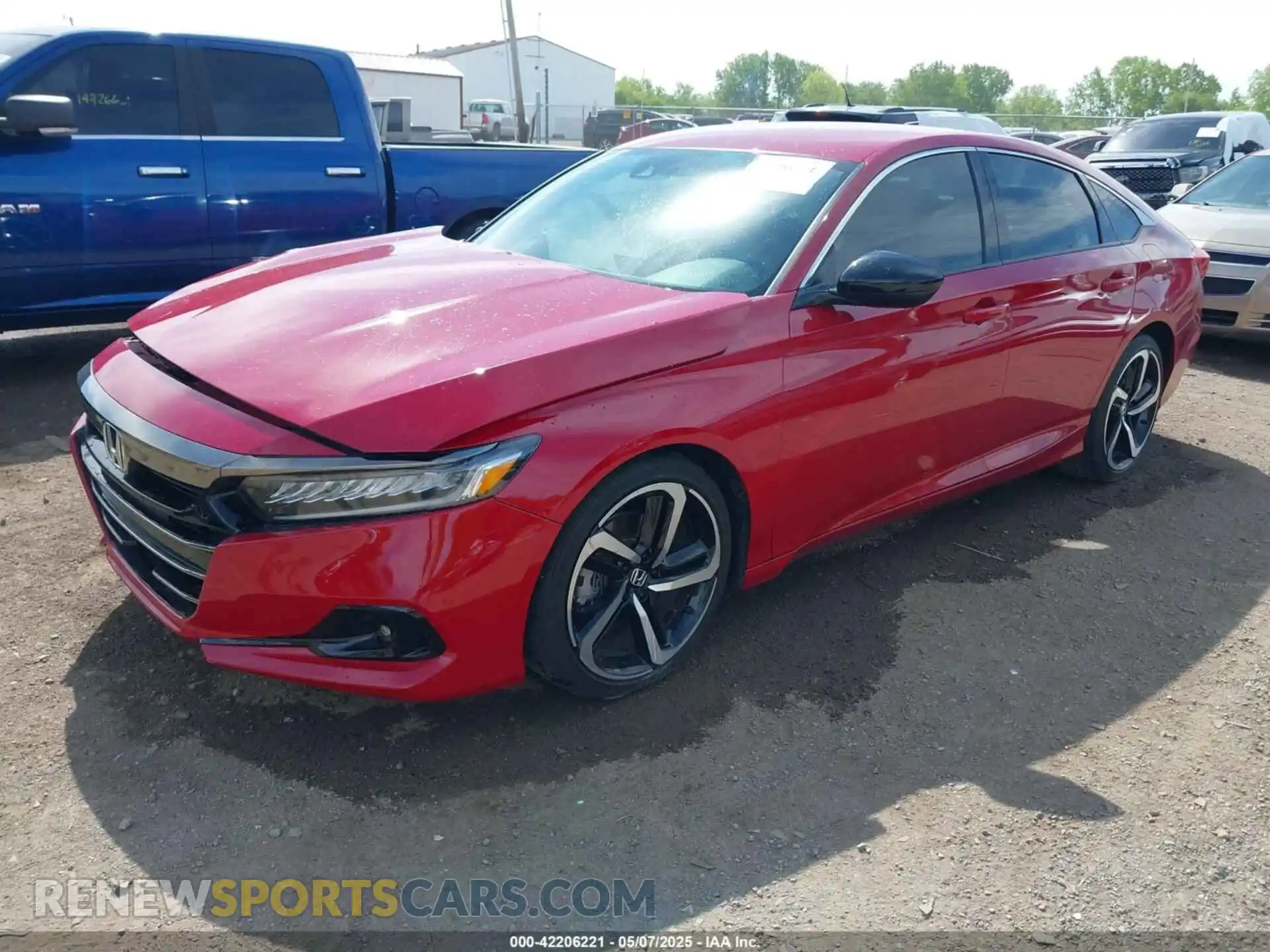 2 Photograph of a damaged car 1HGCV1F44MA078619 HONDA ACCORD 2021