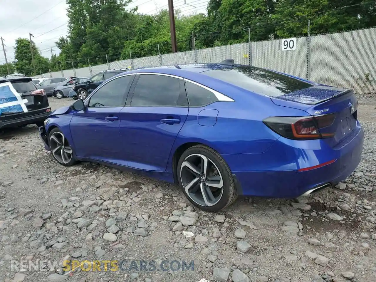 2 Фотография поврежденного автомобиля 1HGCV1F44MA113143 HONDA ACCORD 2021