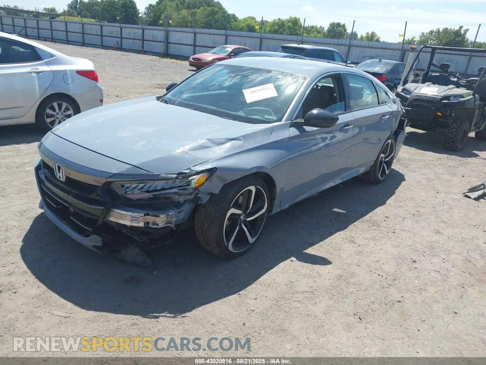 2 Photograph of a damaged car 1HGCV1F44MA116124 HONDA ACCORD 2021