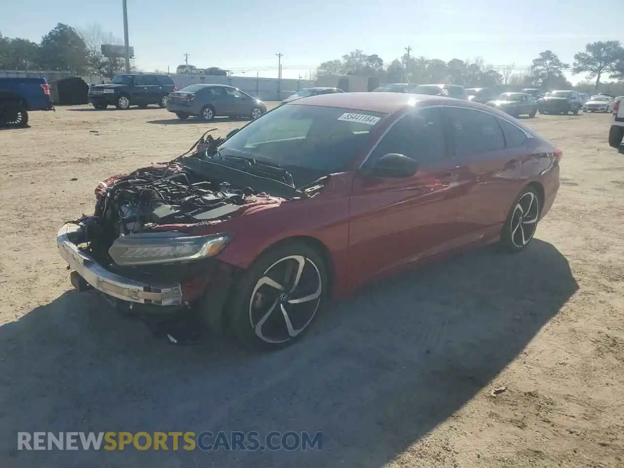 1 Photograph of a damaged car 1HGCV1F45MA003220 HONDA ACCORD 2021