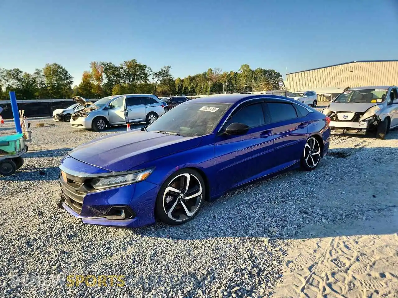 1 Photograph of a damaged car 1HGCV1F45MA004030 HONDA ACCORD 2021