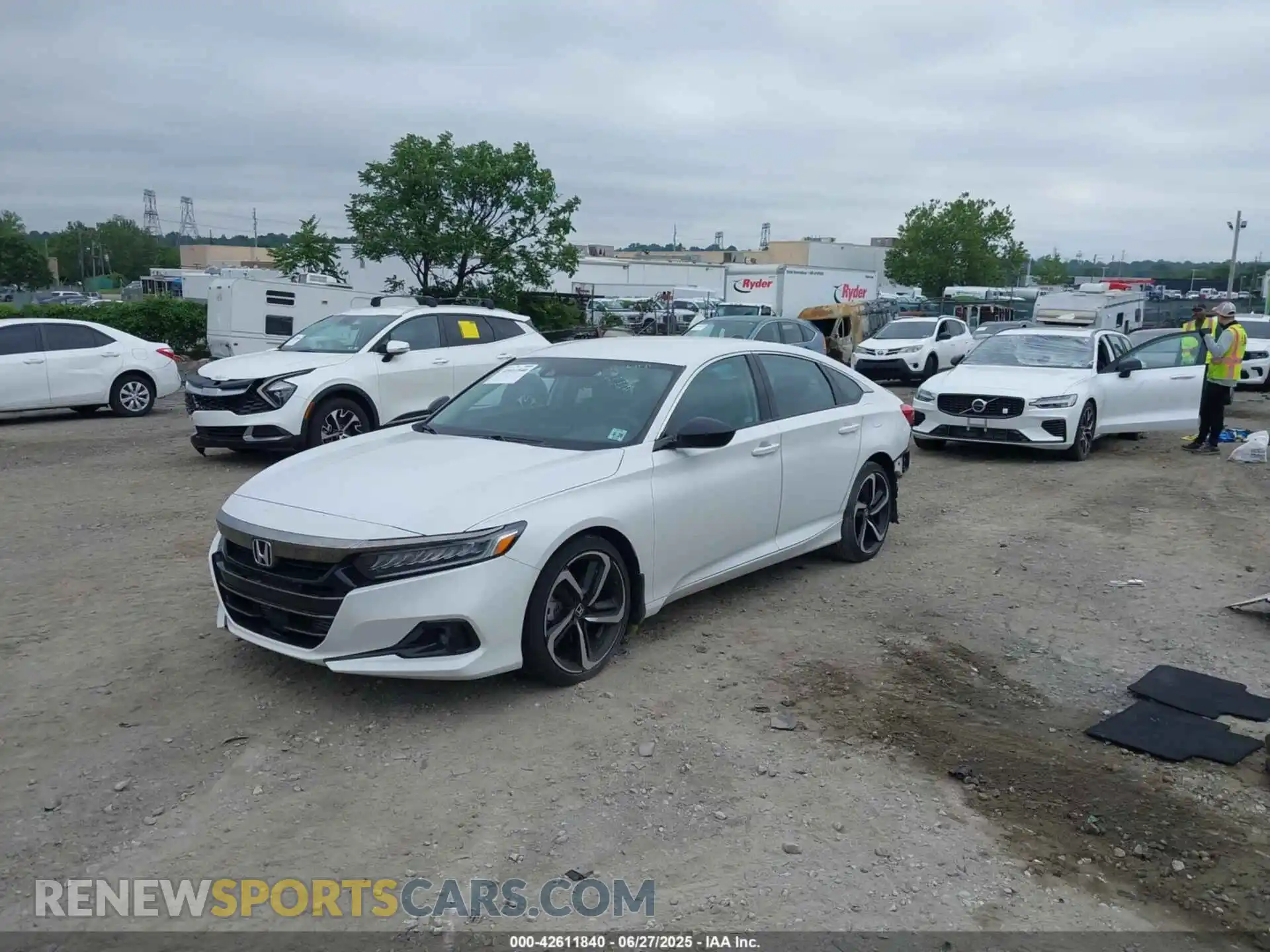 2 Photograph of a damaged car 1HGCV1F45MA019773 HONDA ACCORD 2021