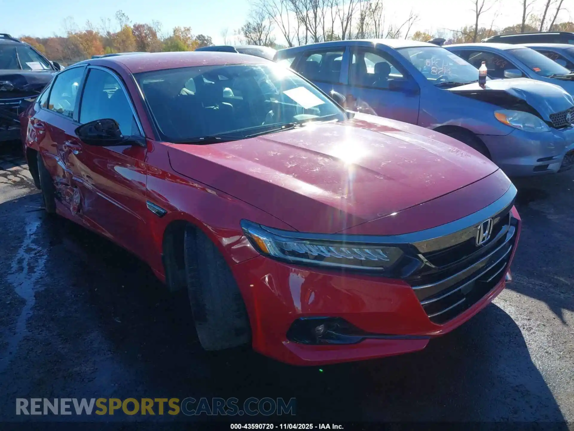 1 Photograph of a damaged car 1HGCV1F45MA044608 HONDA ACCORD 2021