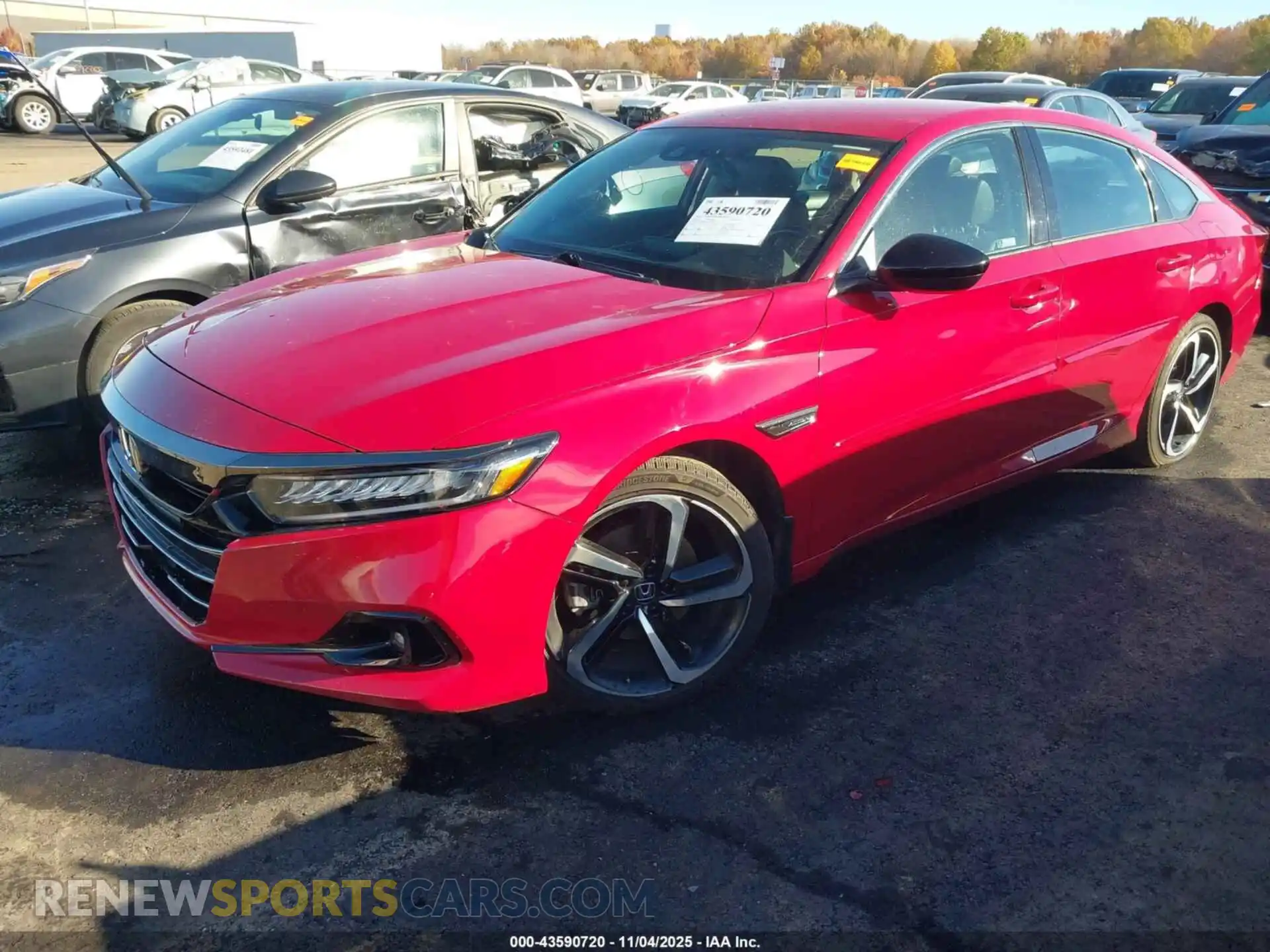 2 Photograph of a damaged car 1HGCV1F45MA044608 HONDA ACCORD 2021