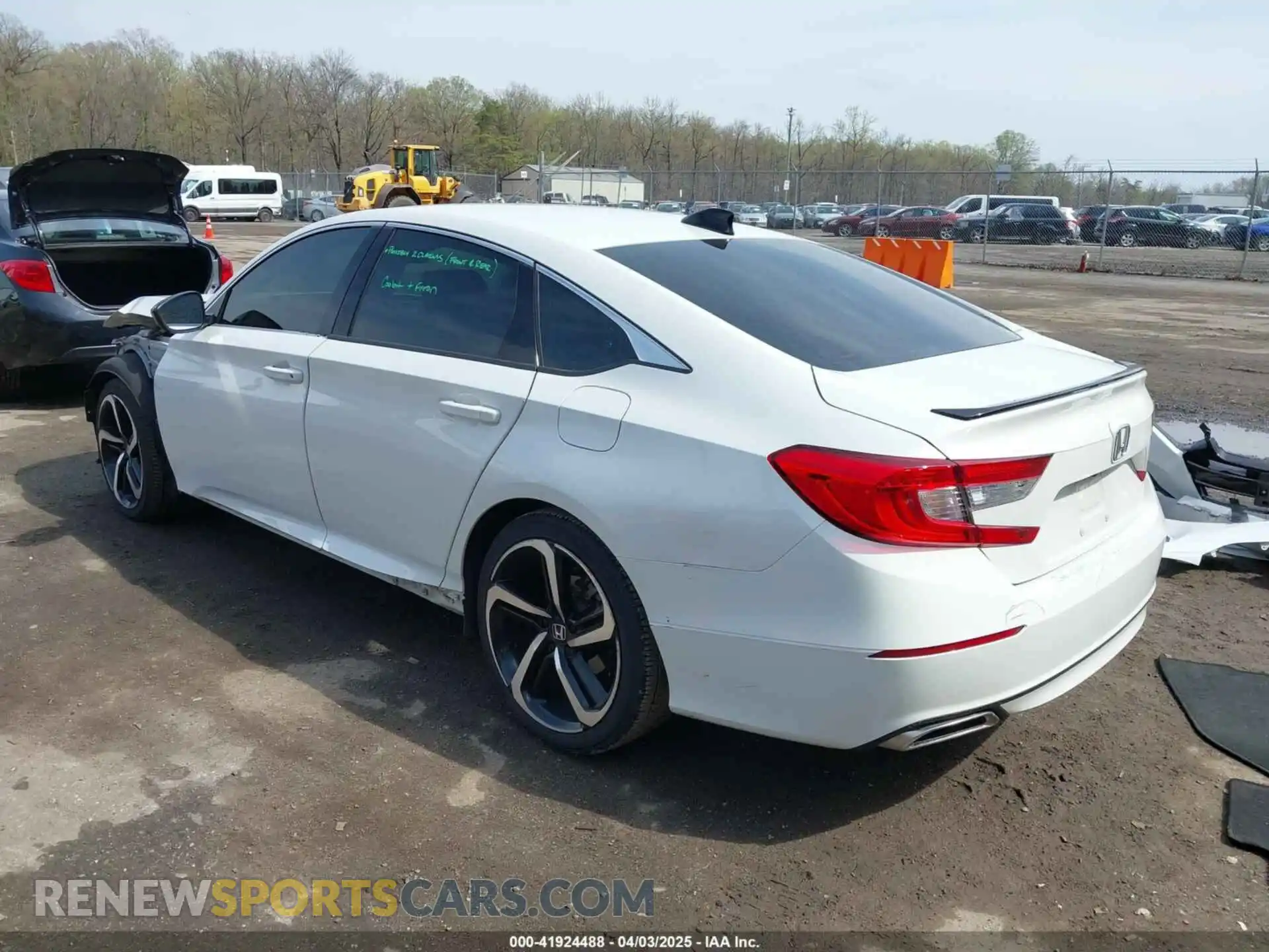 3 Photograph of a damaged car 1HGCV1F45MA048402 HONDA ACCORD 2021