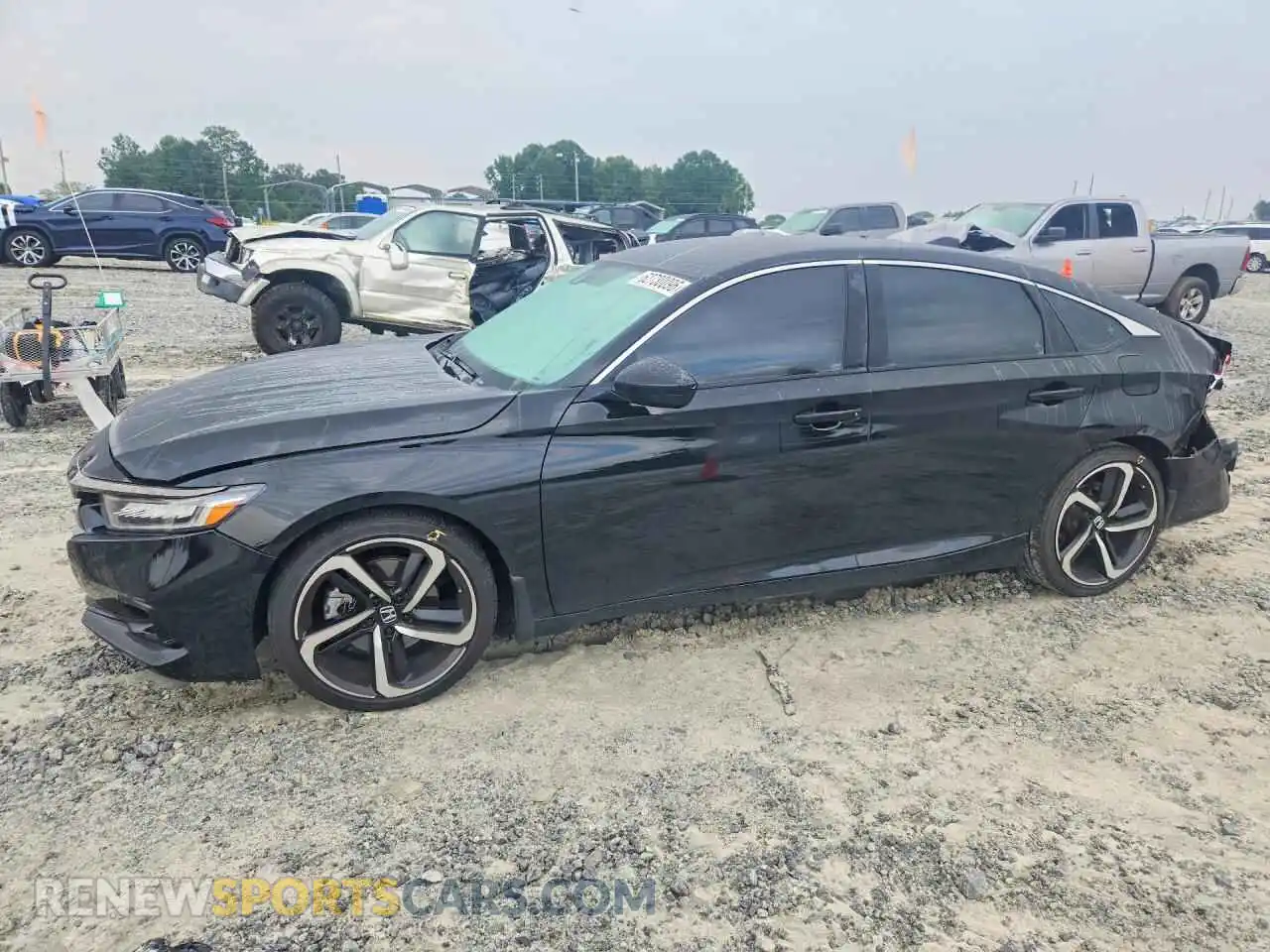 1 Photograph of a damaged car 1HGCV1F45MA060436 HONDA ACCORD 2021