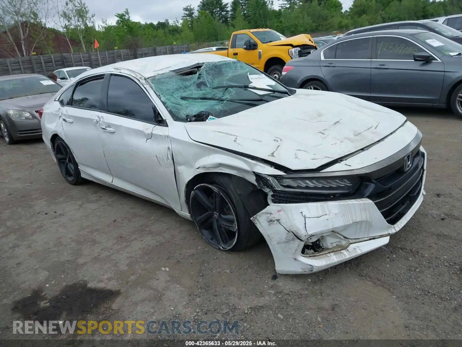 1 Photograph of a damaged car 1HGCV1F45MA063465 HONDA ACCORD 2021