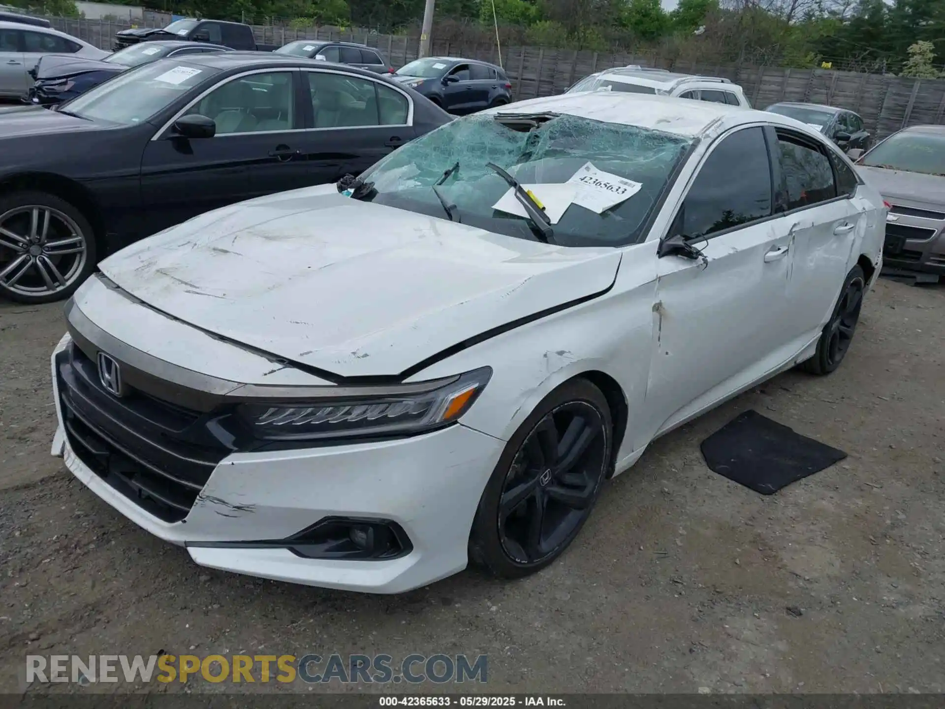 2 Photograph of a damaged car 1HGCV1F45MA063465 HONDA ACCORD 2021