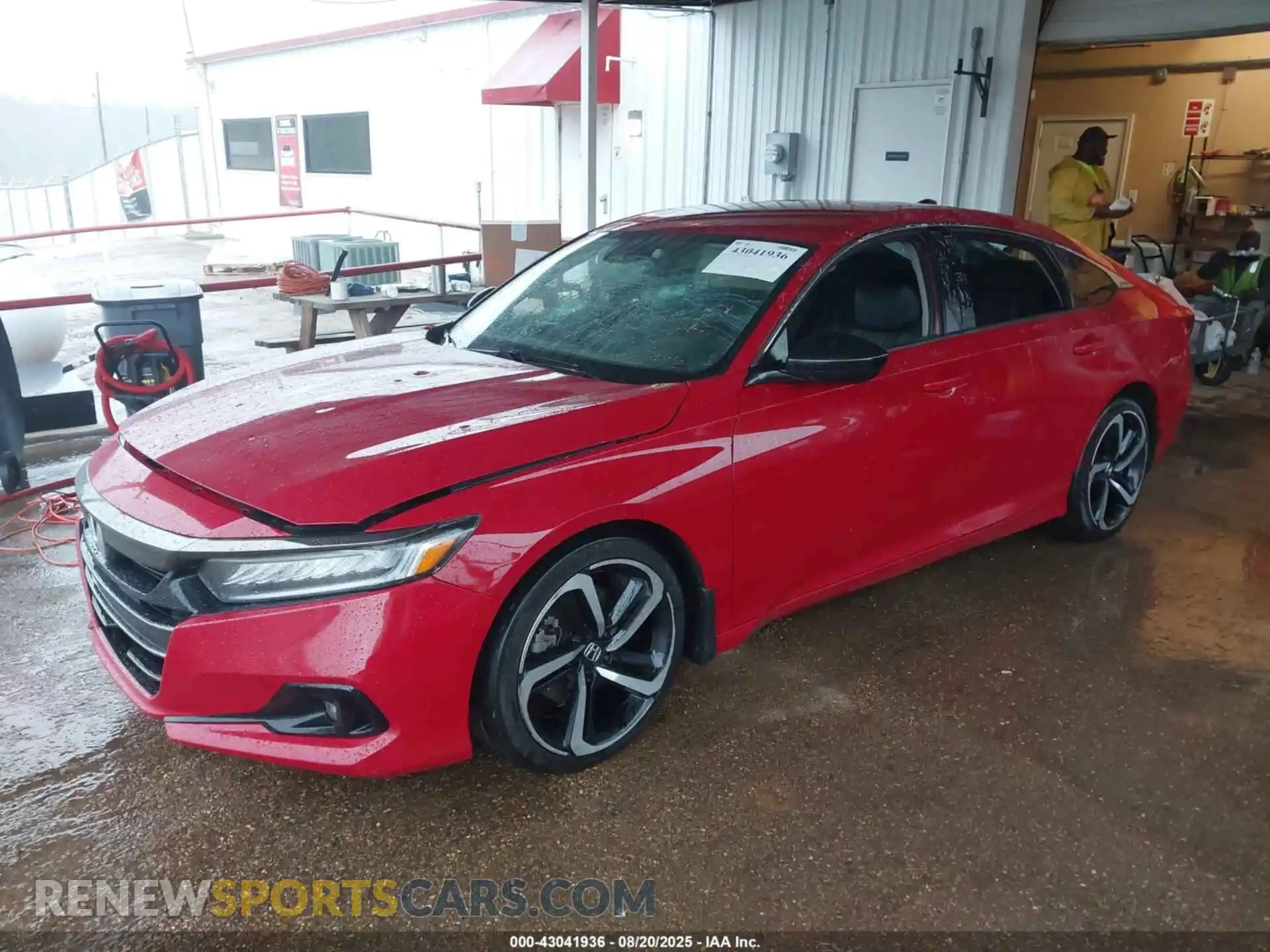 2 Photograph of a damaged car 1HGCV1F45MA078676 HONDA ACCORD 2021