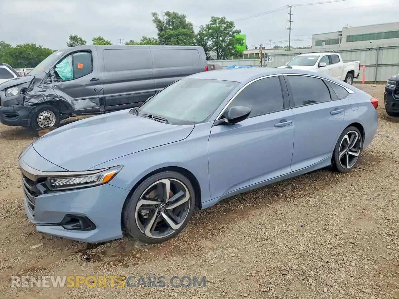 1 Photograph of a damaged car 1HGCV1F45MA088530 HONDA ACCORD 2021