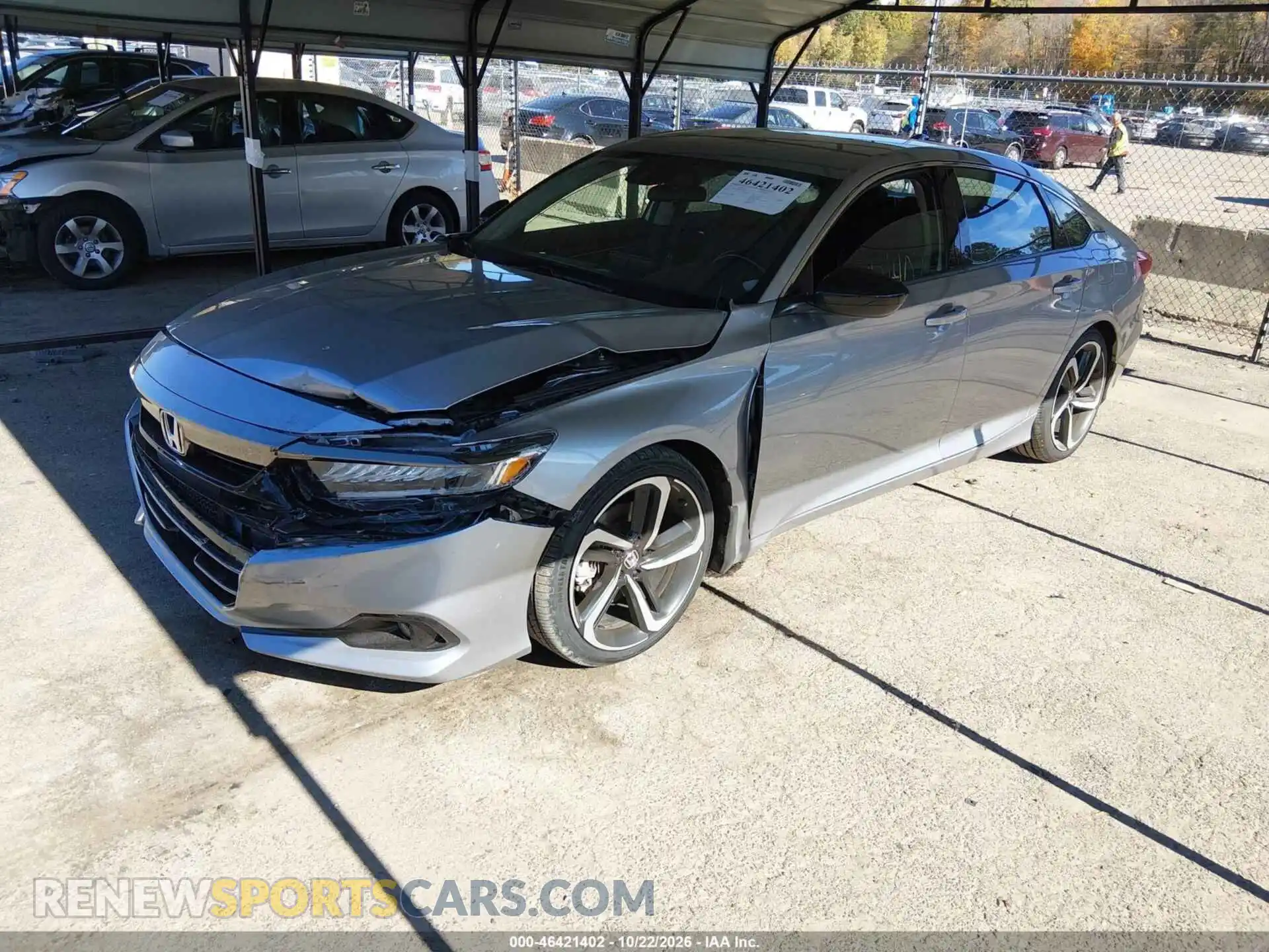 2 Photograph of a damaged car 1HGCV1F46MA009902 HONDA ACCORD 2021