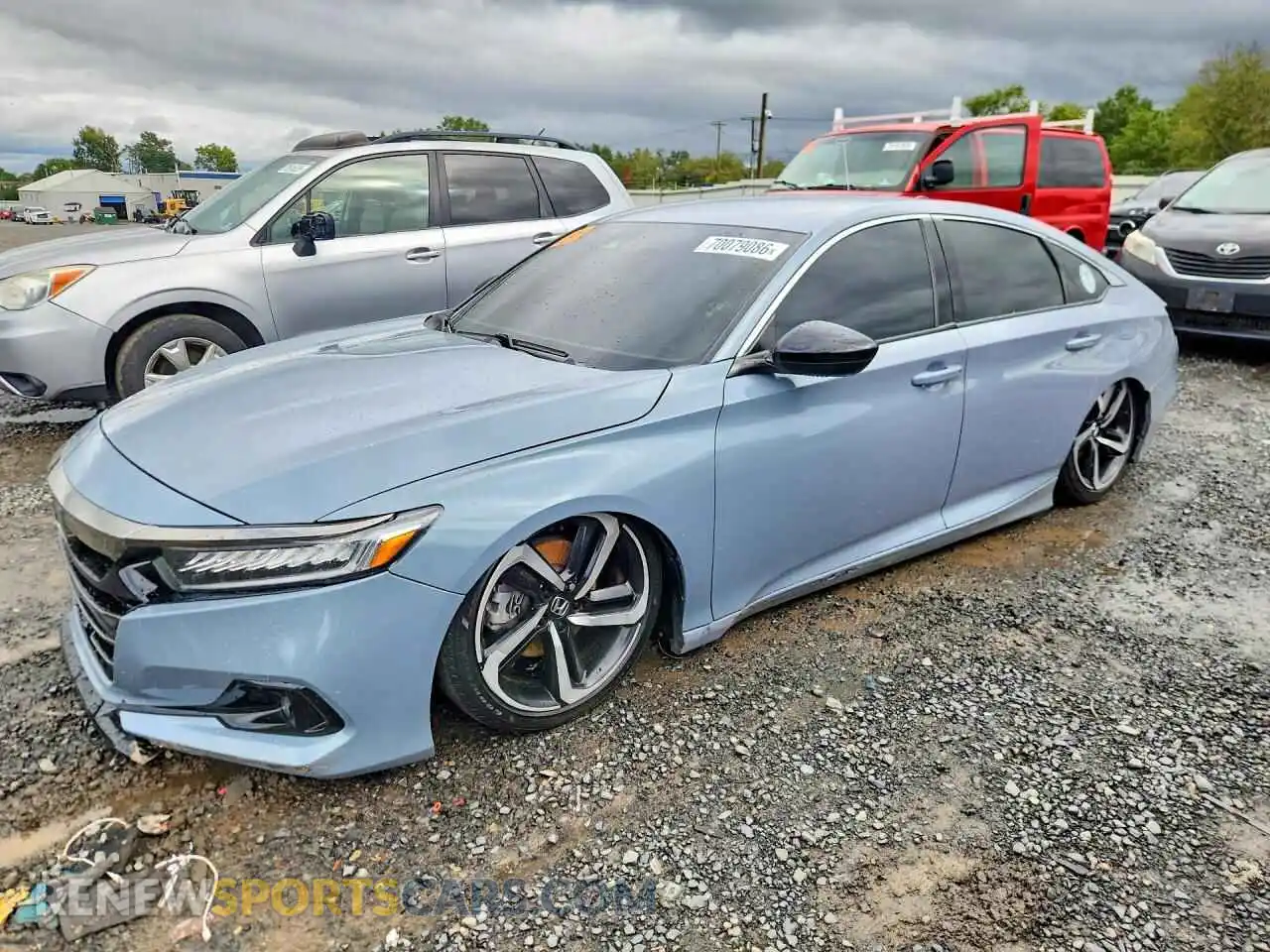 1 Photograph of a damaged car 1HGCV1F46MA031222 HONDA ACCORD 2021