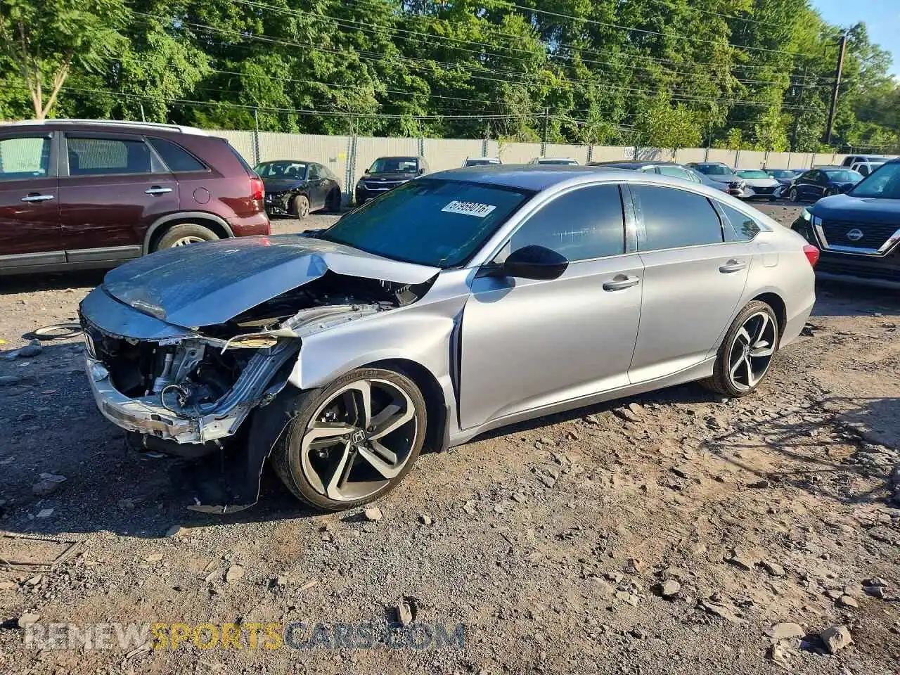 1 Photograph of a damaged car 1HGCV1F46MA075334 HONDA ACCORD 2021