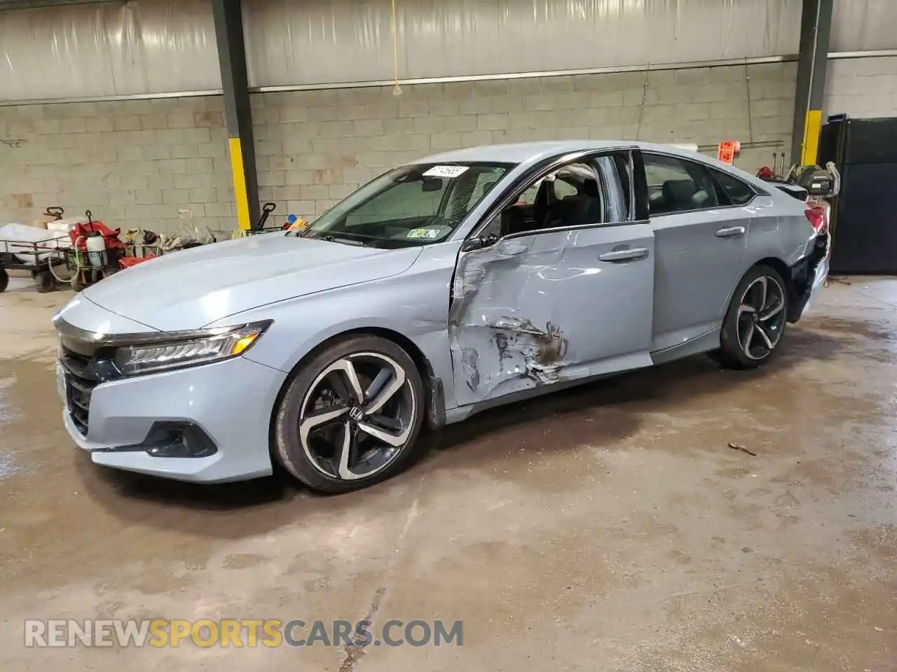 1 Photograph of a damaged car 1HGCV1F46MA084499 HONDA ACCORD 2021