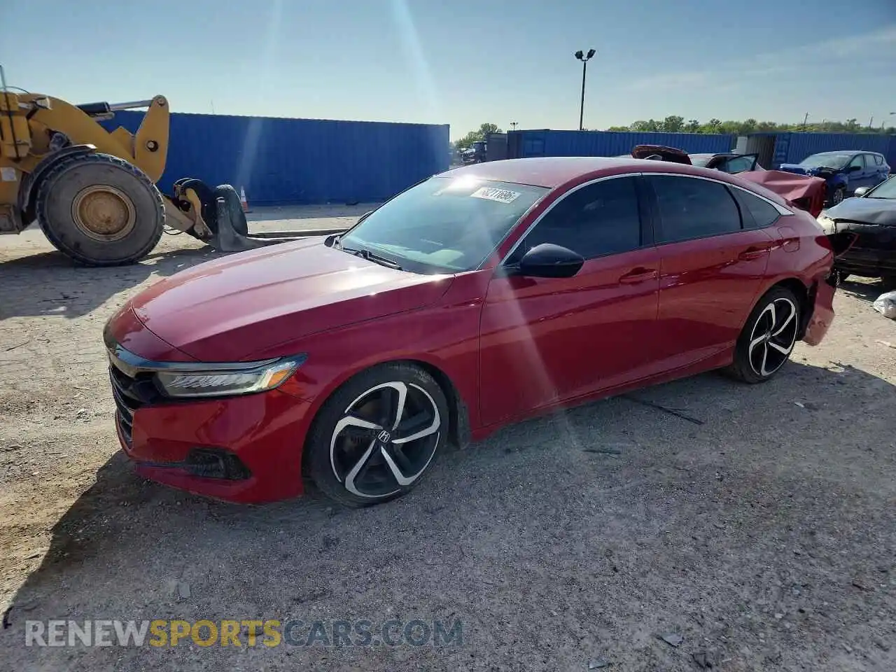 1 Photograph of a damaged car 1HGCV1F46MA090349 HONDA ACCORD 2021
