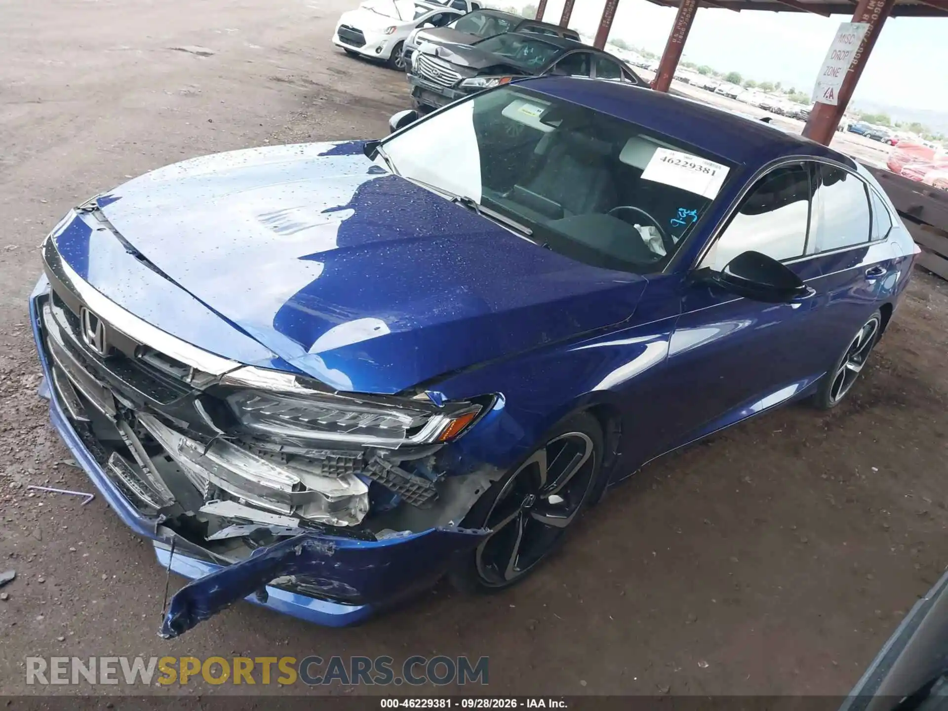 2 Photograph of a damaged car 1HGCV1F46MA113161 HONDA ACCORD 2021
