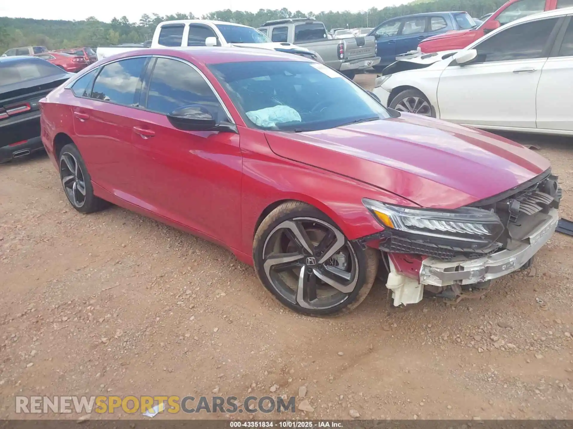 1 Photograph of a damaged car 1HGCV1F47MA006149 HONDA ACCORD 2021