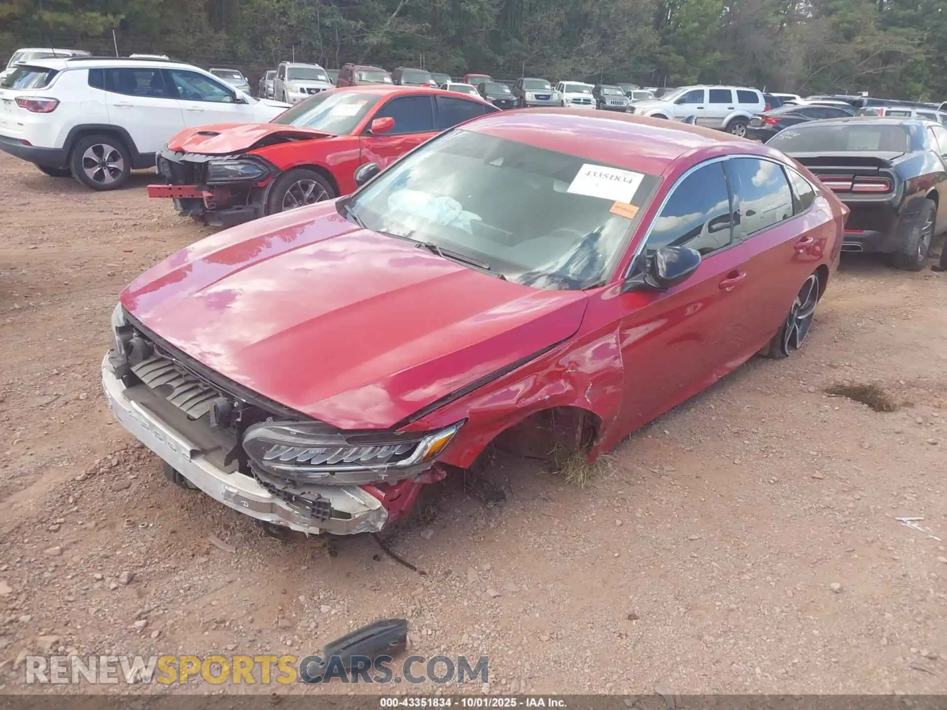 2 Photograph of a damaged car 1HGCV1F47MA006149 HONDA ACCORD 2021