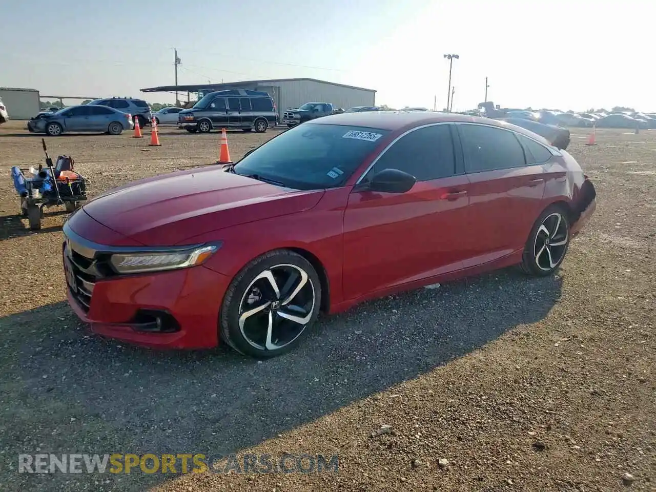 1 Photograph of a damaged car 1HGCV1F47MA026532 HONDA ACCORD 2021