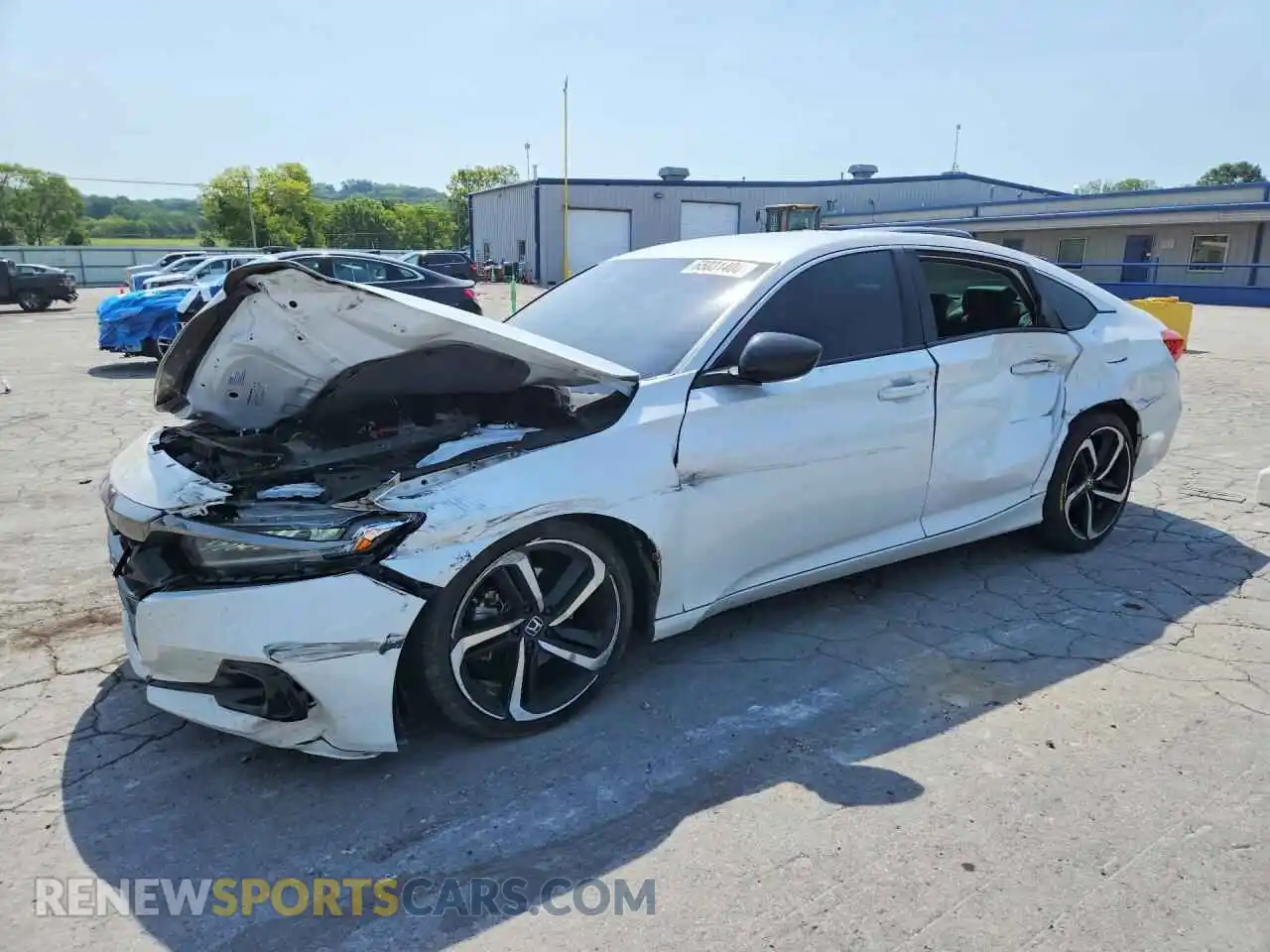 1 Photograph of a damaged car 1HGCV1F47MA041354 HONDA ACCORD 2021