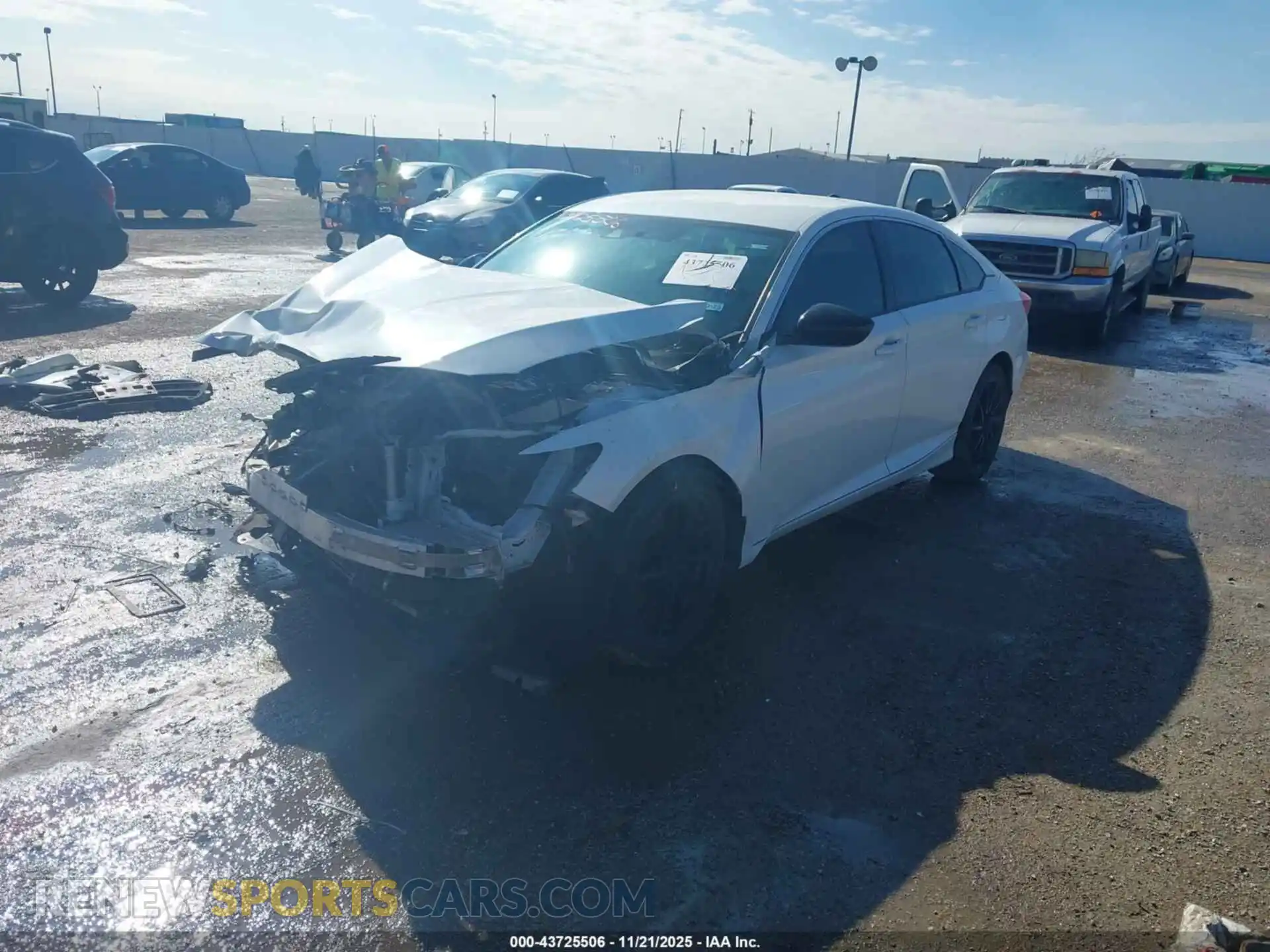 2 Photograph of a damaged car 1HGCV1F47MA063550 HONDA ACCORD 2021