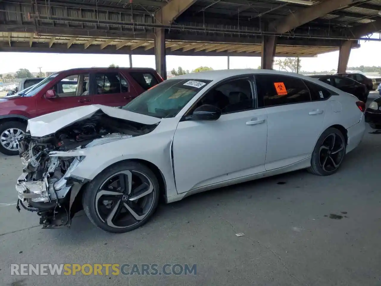 1 Photograph of a damaged car 1HGCV1F47MA066898 HONDA ACCORD 2021