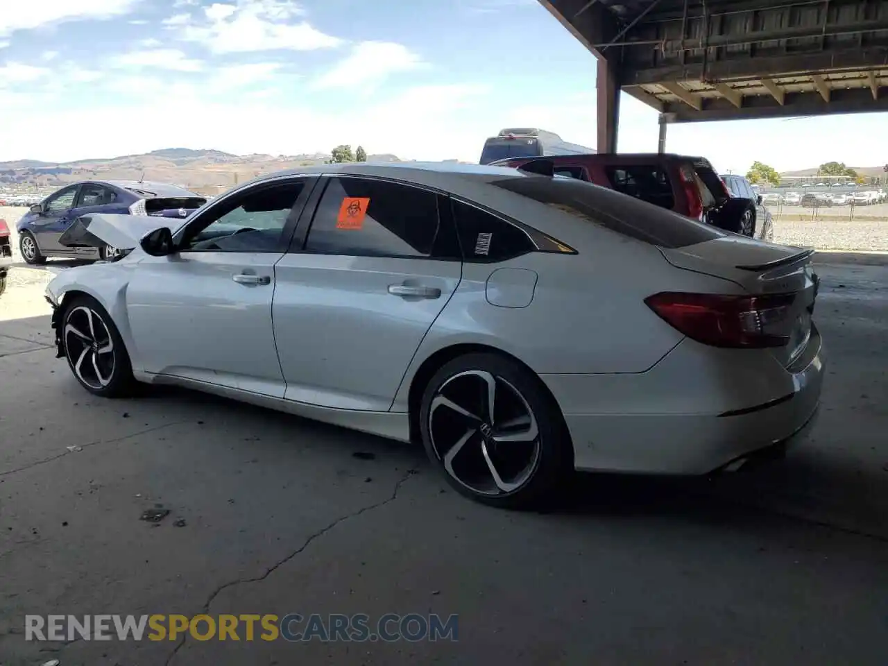 2 Photograph of a damaged car 1HGCV1F47MA066898 HONDA ACCORD 2021