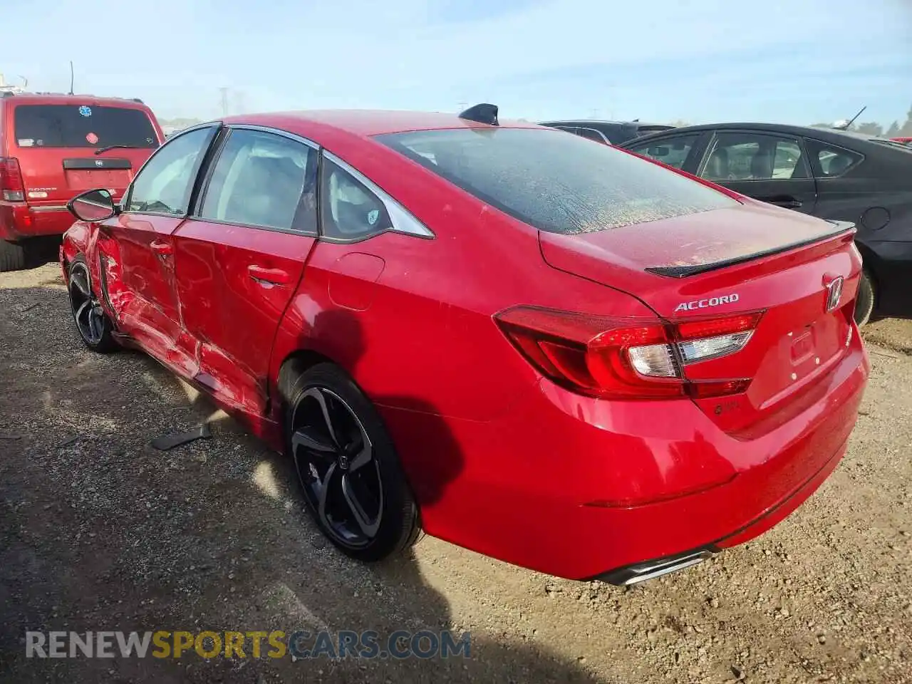 2 Photograph of a damaged car 1HGCV1F47MA072717 HONDA ACCORD 2021