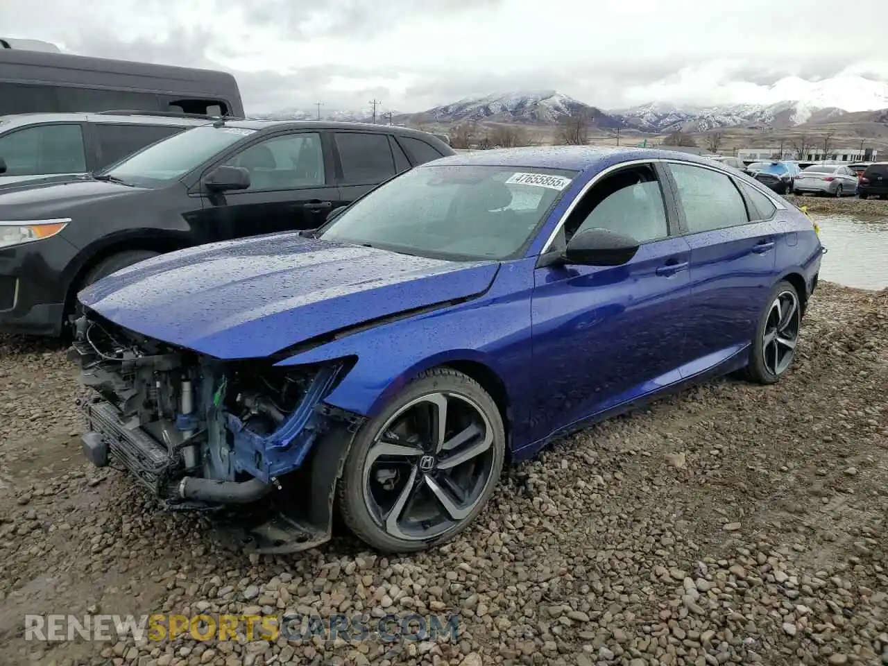 1 Photograph of a damaged car 1HGCV1F47MA117896 HONDA ACCORD 2021