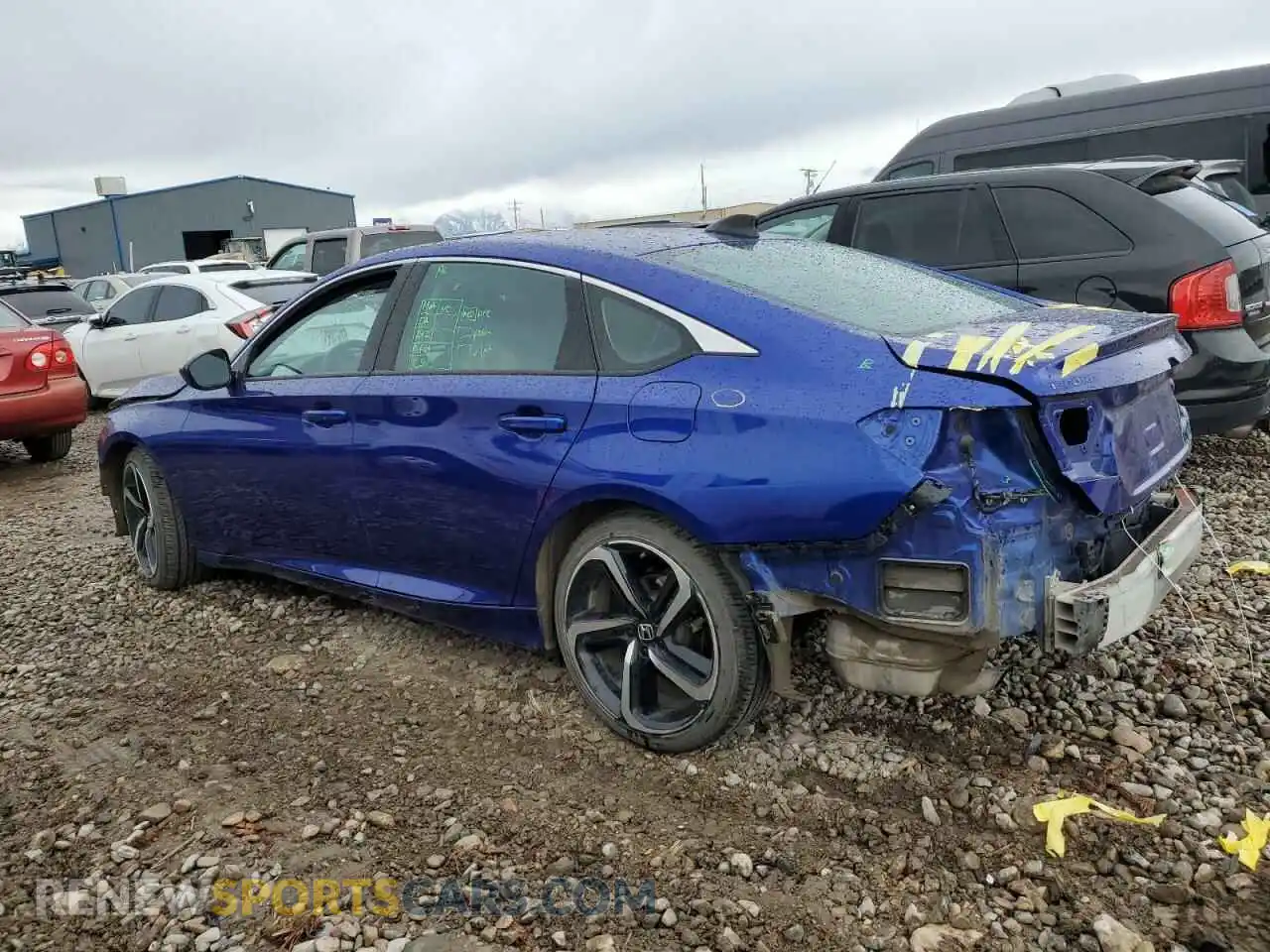 2 Photograph of a damaged car 1HGCV1F47MA117896 HONDA ACCORD 2021