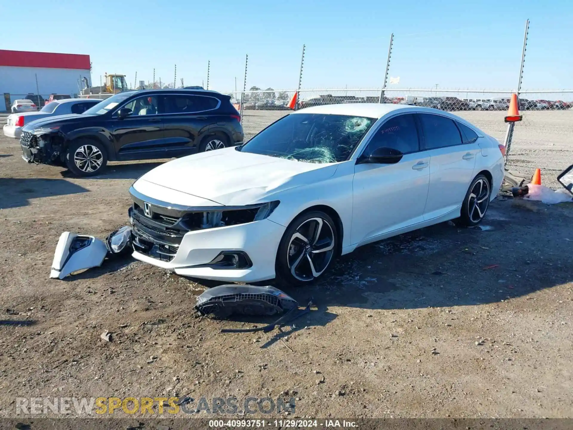 2 Photograph of a damaged car 1HGCV1F47MA121365 HONDA ACCORD 2021