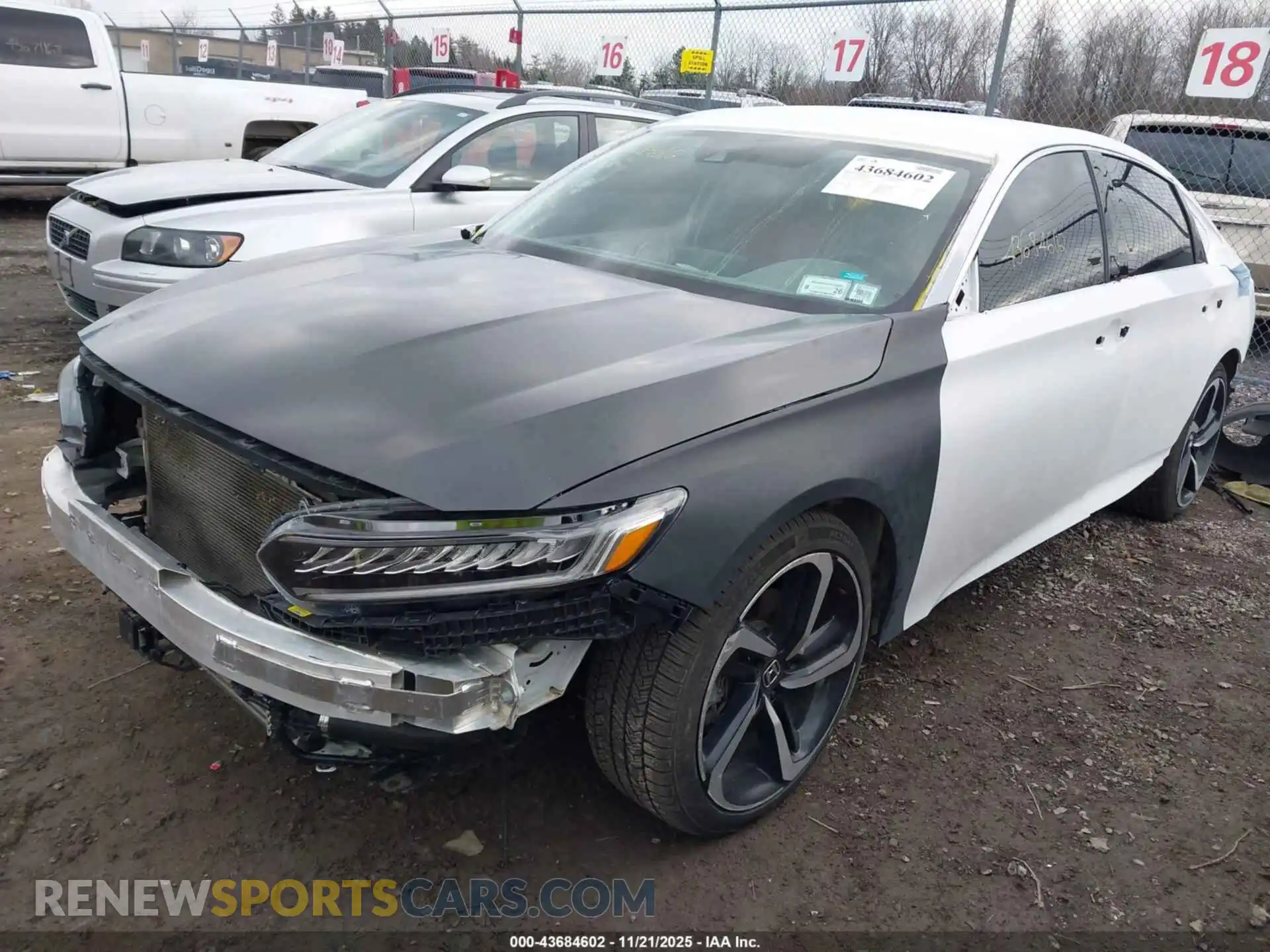 2 Photograph of a damaged car 1HGCV1F48MA000814 HONDA ACCORD 2021