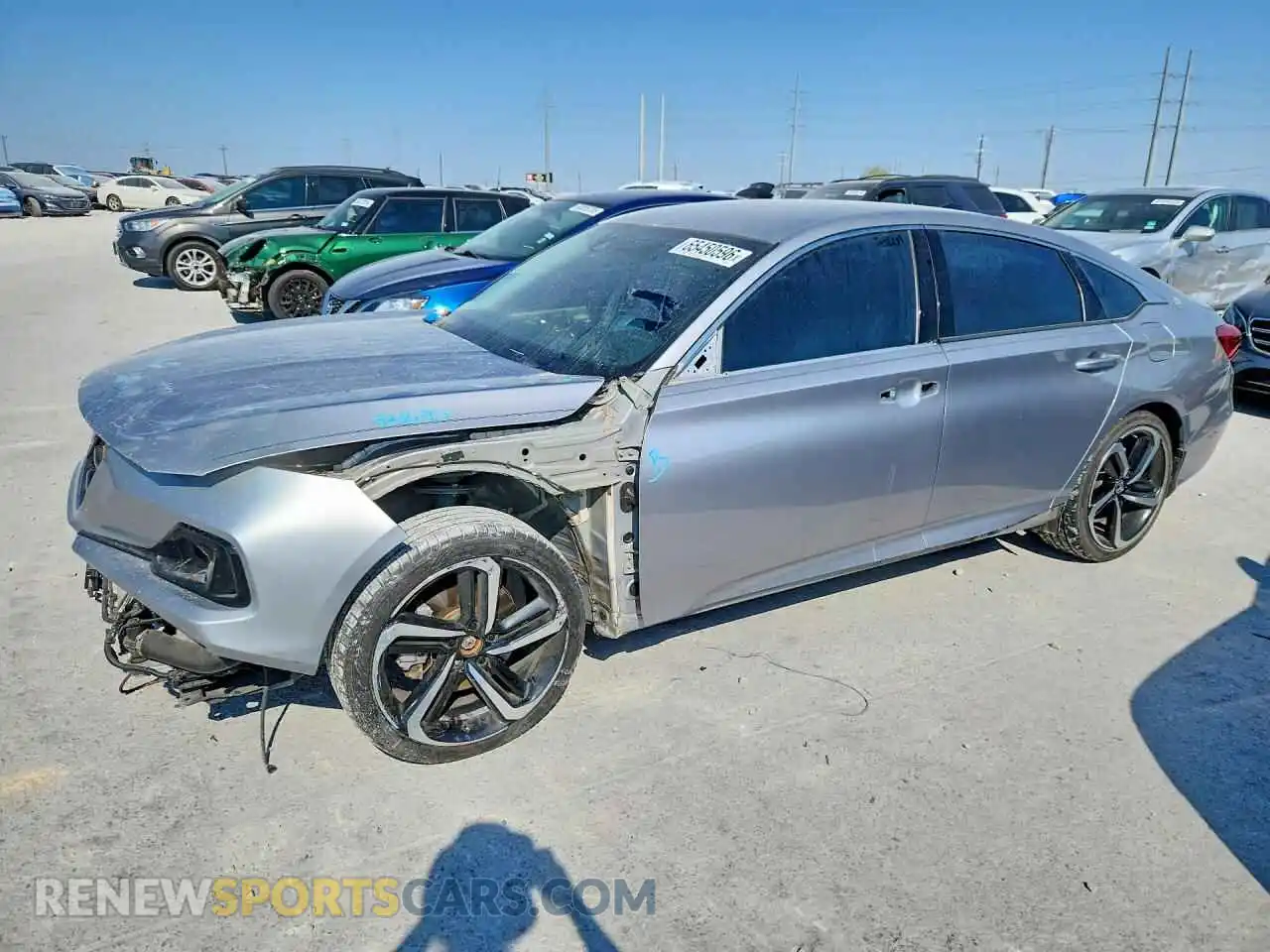 1 Photograph of a damaged car 1HGCV1F48MA018102 HONDA ACCORD 2021