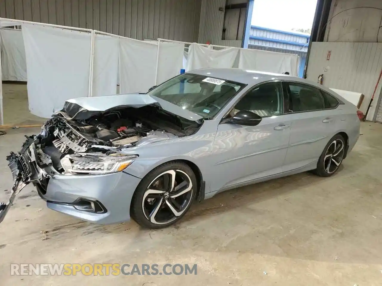 1 Photograph of a damaged car 1HGCV1F48MA023851 HONDA ACCORD 2021