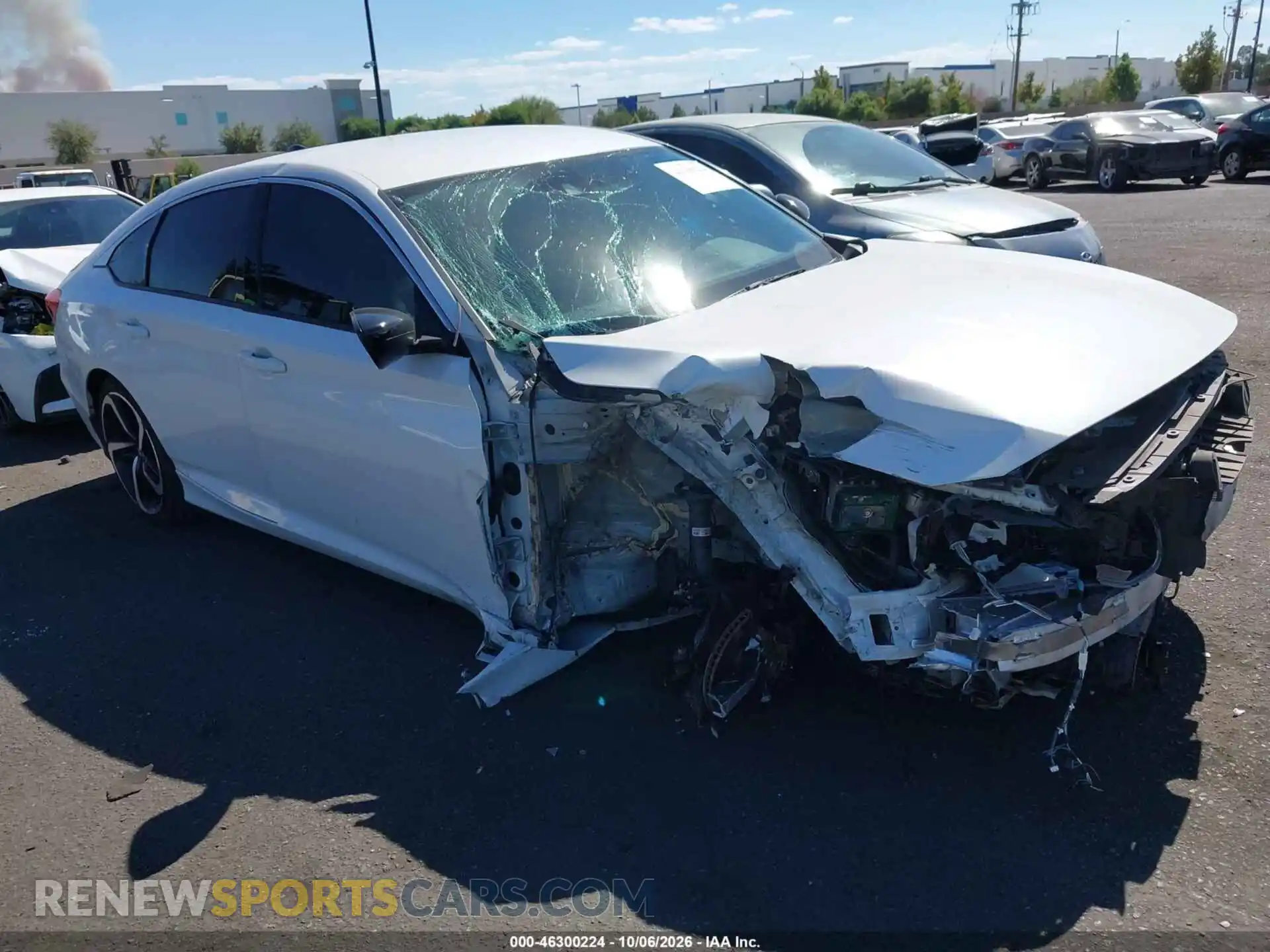 1 Photograph of a damaged car 1HGCV1F48MA048376 HONDA ACCORD 2021