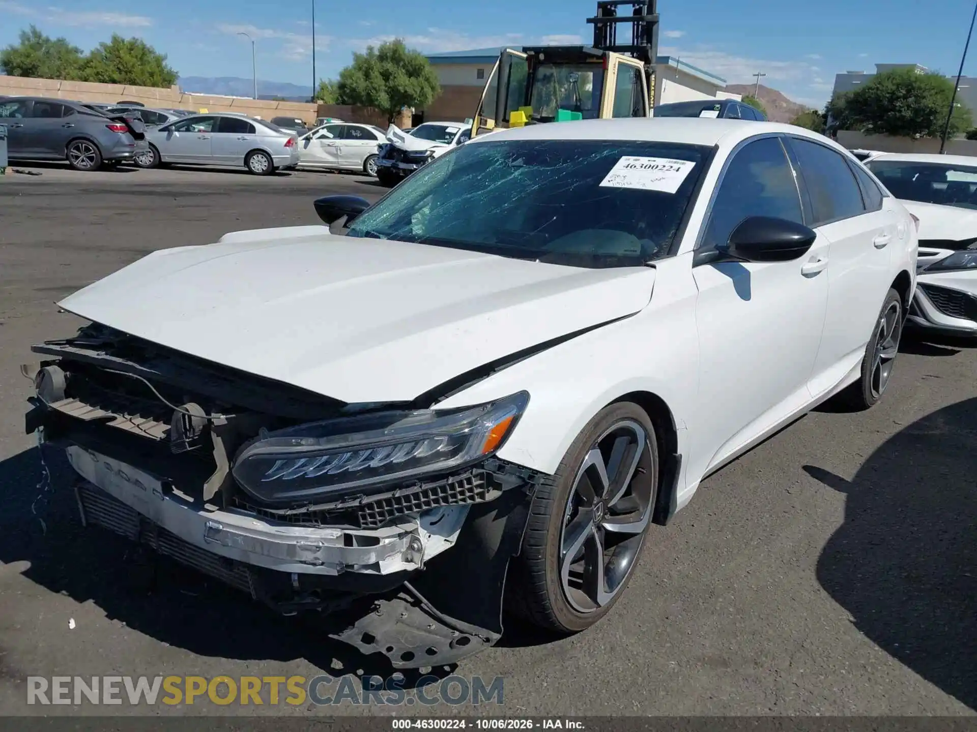 2 Photograph of a damaged car 1HGCV1F48MA048376 HONDA ACCORD 2021