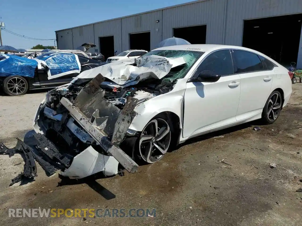 1 Photograph of a damaged car 1HGCV1F48MA057563 HONDA ACCORD 2021