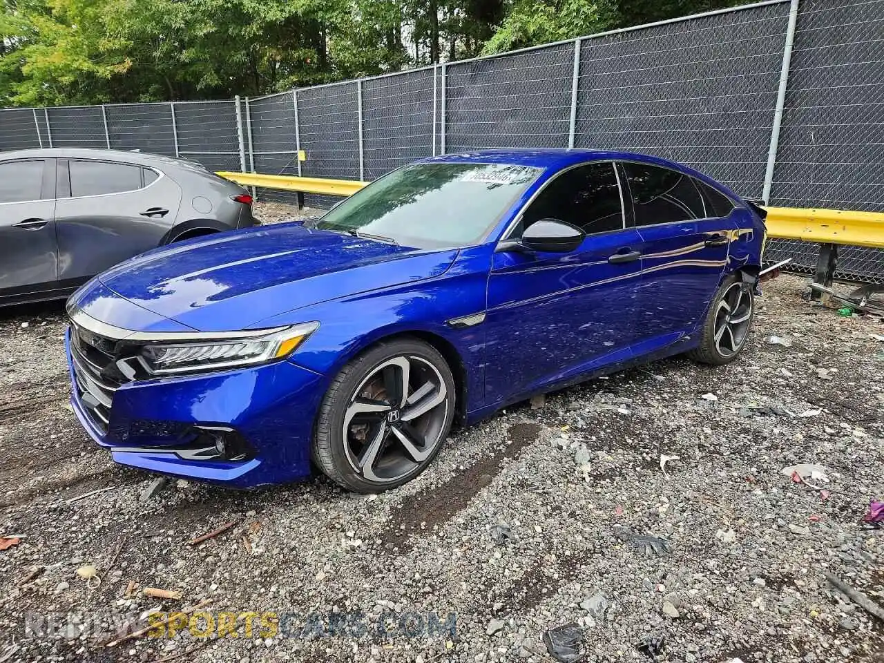 1 Photograph of a damaged car 1HGCV1F48MA068191 HONDA ACCORD 2021